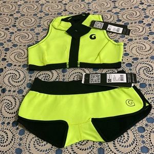 GlideSoul Swimwear Top & Bikini Shorts